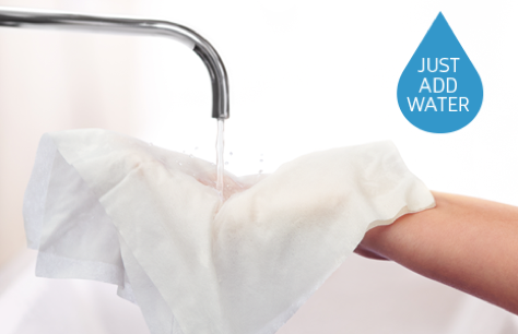 medline ultrasoft disposable dry cleansing cloth wipe