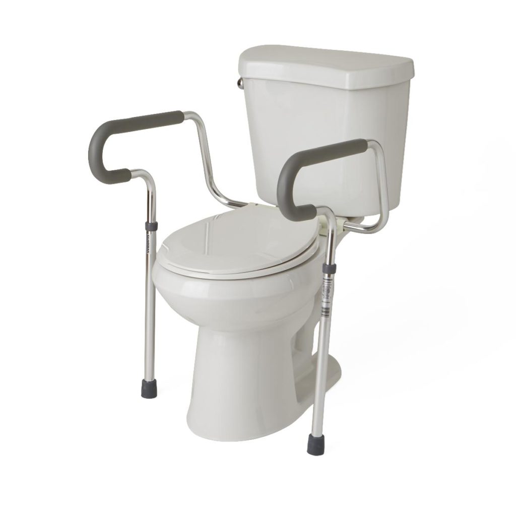 Medline Guardian Toilet Safety Rails 2Ct