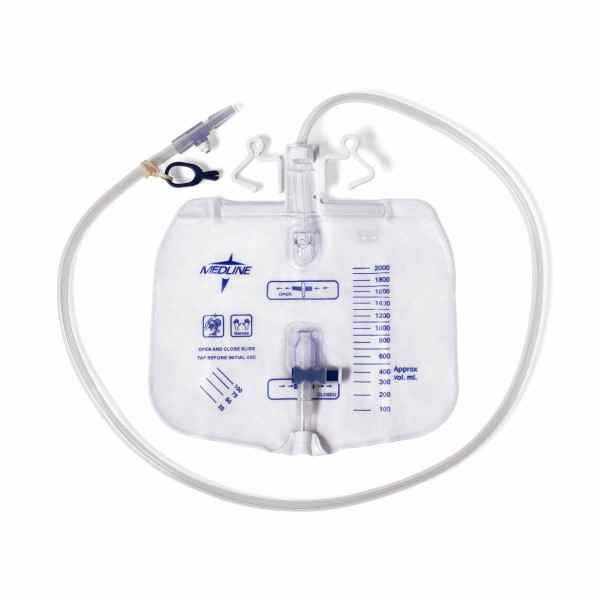 Urine drain bag with link to purchase