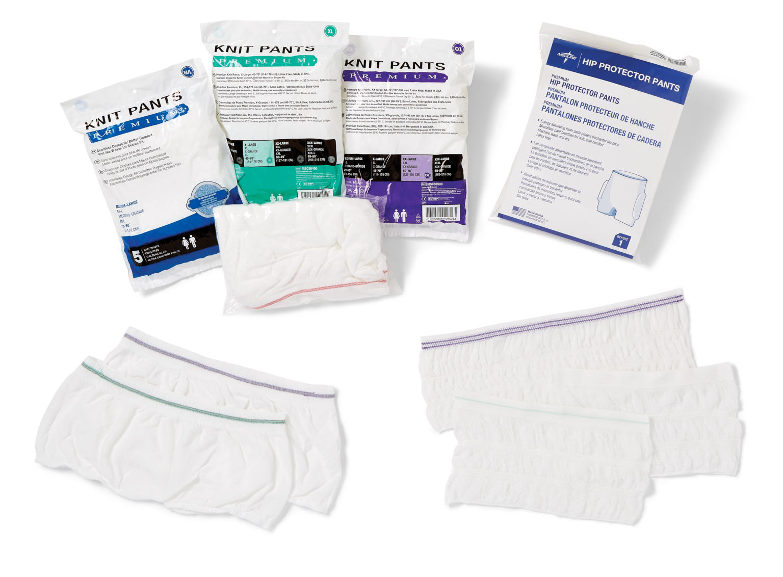 Medline Premium Knit Incontinence Underpants Medline Industries, Inc.