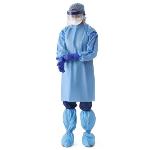 Blue Chemo Tested Isolation Gowns