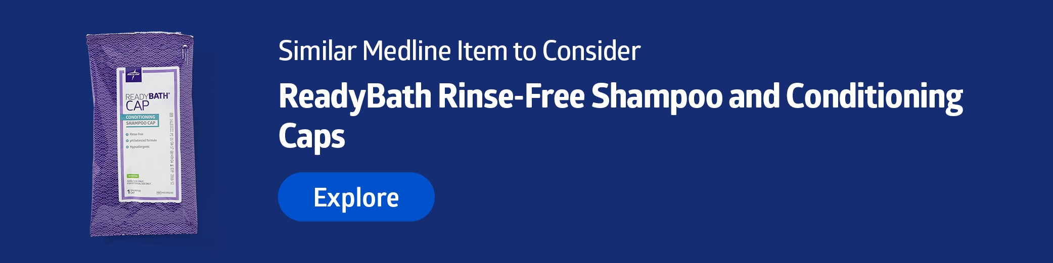 NoRinse Shampoo Cap Medline Industries, Inc.